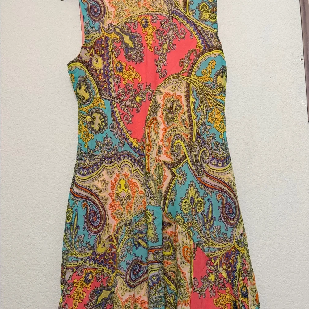 Robbie Bee Multicolor Asymmetrical Dress - Picture 4 of 5
